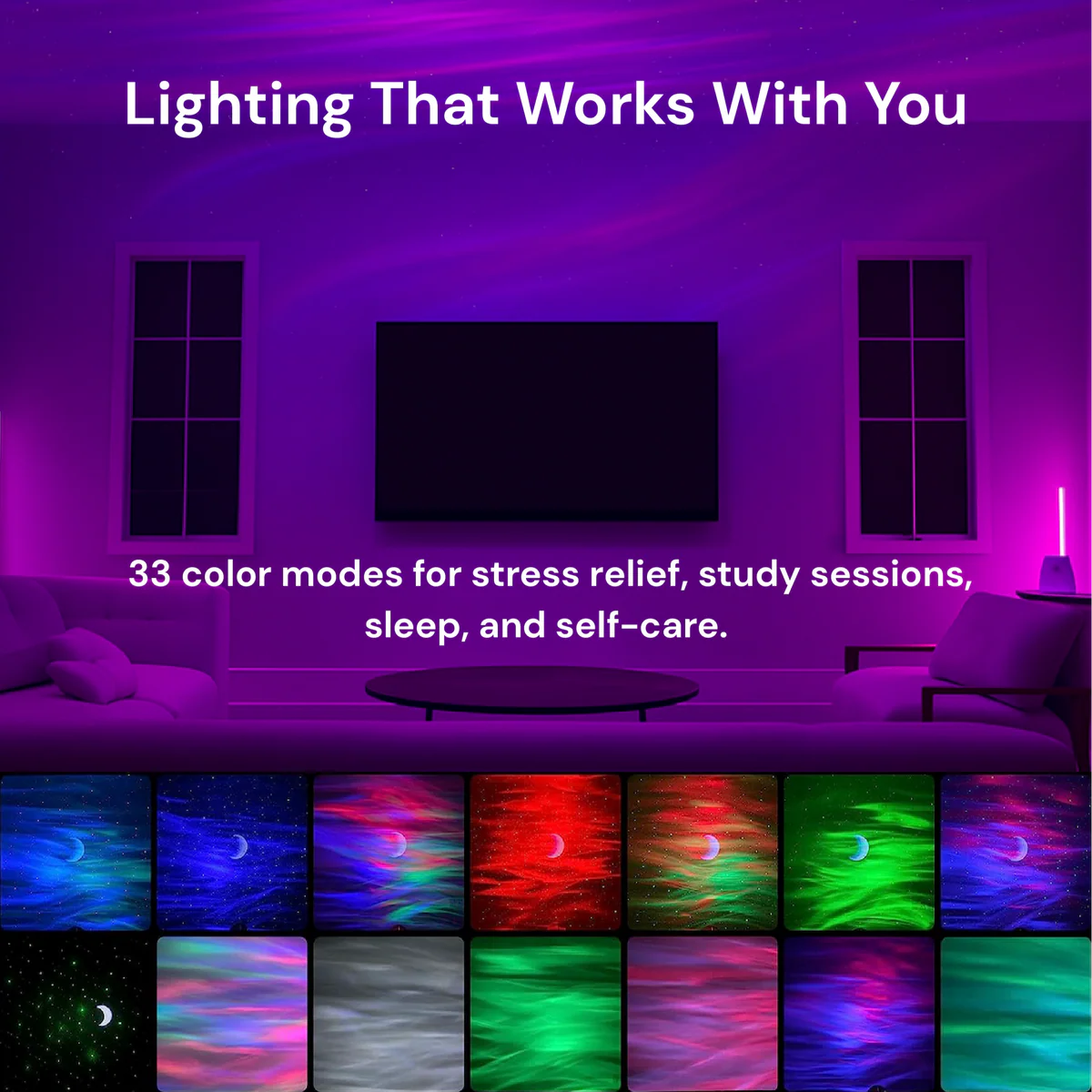 Aurora Borealis Starlight Projector